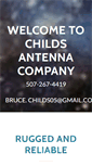 Mobile Screenshot of childsantennas.com