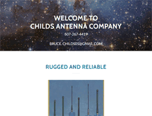 Tablet Screenshot of childsantennas.com